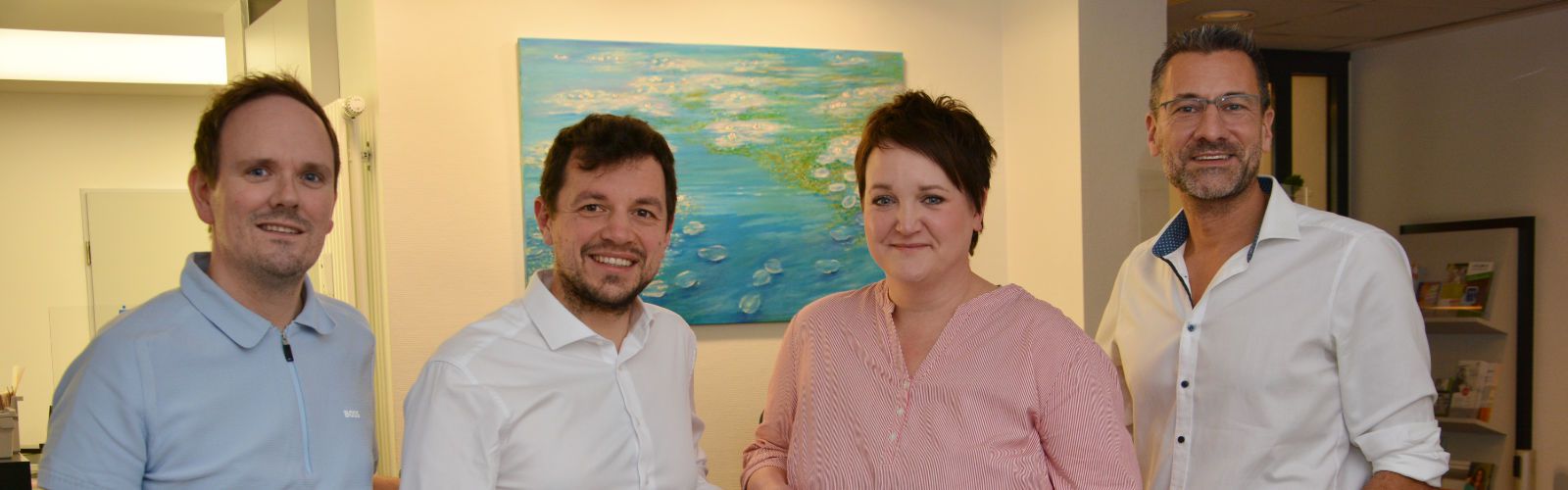 vlnr.: Dr. Marcel Kremer, Dr. Daniel Tahedl, Veronika Hoferichter, Dr. Joachim Sydow